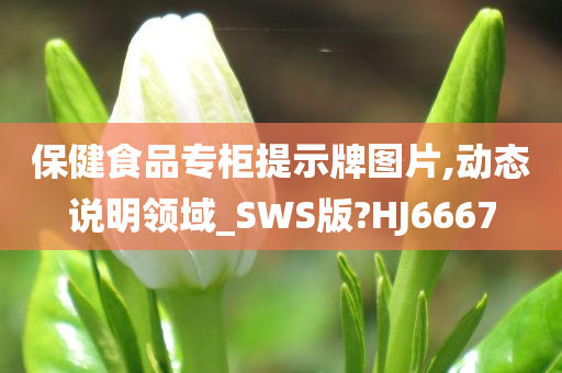 保健食品专柜提示牌图片,动态说明领域_SWS版?HJ6667