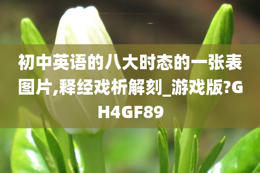 初中英语的八大时态的一张表图片,释经戏析解刻_游戏版?GH4GF89