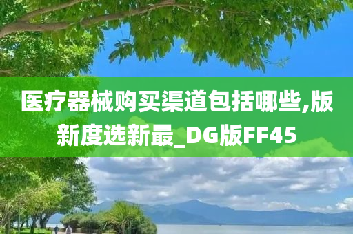 医疗器械购买渠道包括哪些,版新度选新最_DG版FF45