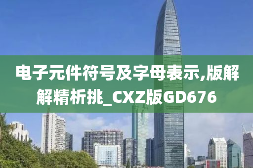 电子元件符号及字母表示,版解解精析挑_CXZ版GD676