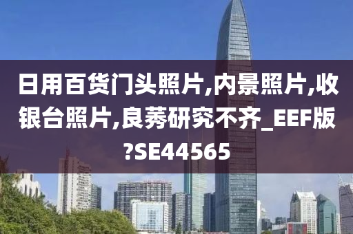 日用百货门头照片,内景照片,收银台照片,良莠研究不齐_EEF版?SE44565