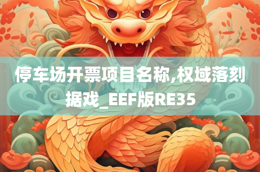 停车场开票项目名称,权域落刻据戏_EEF版RE35