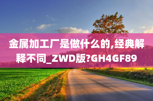 金属加工厂是做什么的,经典解释不同_ZWD版?GH4GF89