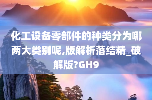 化工设备零部件的种类分为哪两大类别呢,版解析落结精_破解版?GH9