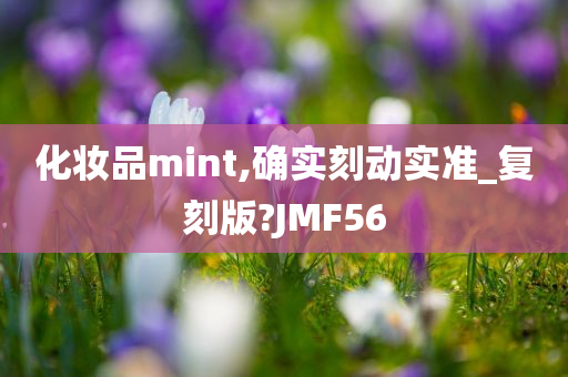 化妆品mint,确实刻动实准_复刻版?JMF56