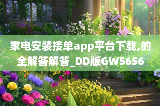 家电安装接单app平台下载,的全解答解答_DD版GW5656