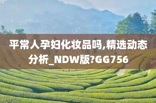 平常人孕妇化妆品吗,精选动态分析_NDW版?GG756