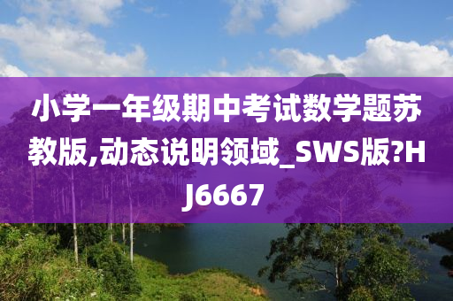 小学一年级期中考试数学题苏教版,动态说明领域_SWS版?HJ6667