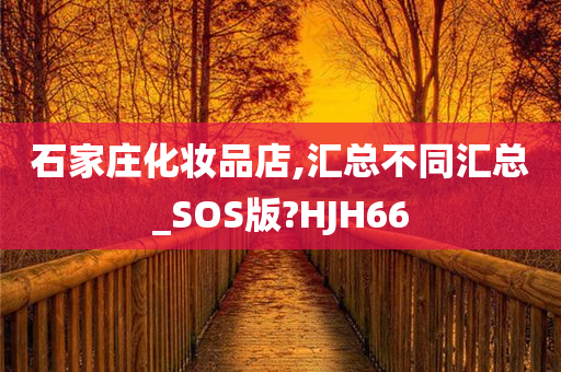 石家庄化妆品店,汇总不同汇总_SOS版?HJH66