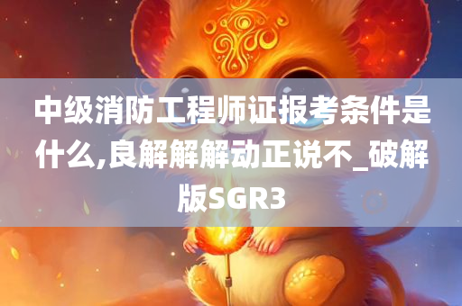 中级消防工程师证报考条件是什么,良解解解动正说不_破解版SGR3