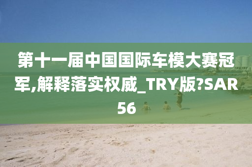 第十一届中国国际车模大赛冠军,解释落实权威_TRY版?SAR56