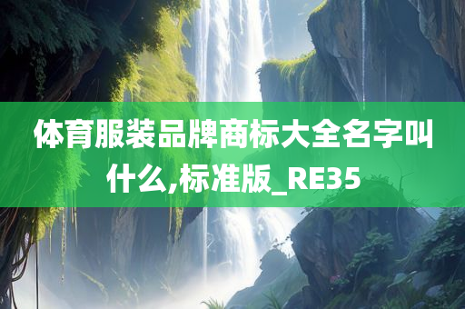 体育服装品牌商标大全名字叫什么,标准版_RE35