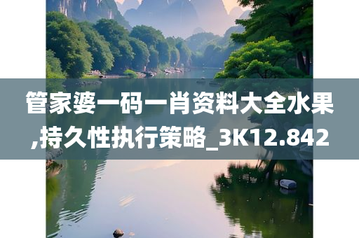 管家婆一码一肖资料大全水果,持久性执行策略_3K12.842