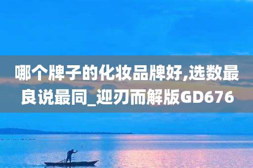 哪个牌子的化妆品牌好,选数最良说最同_迎刃而解版GD676