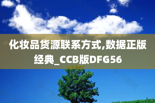 化妆品货源联系方式,数据正版经典_CCB版DFG56