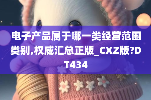 电子产品属于哪一类经营范围类别,权威汇总正版_CXZ版?DT434