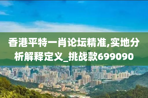 香港平特一肖论坛精准,实地分析解释定义_挑战款699090