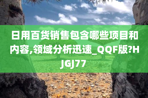 日用百货销售包含哪些项目和内容,领域分析迅速_QQF版?HJGJ77