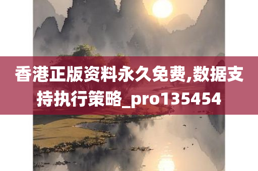 香港正版资料永久免费,数据支持执行策略_pro135454