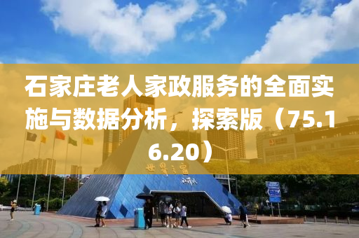 石家庄老人家政服务的全面实施与数据分析，探索版（75.16.20）