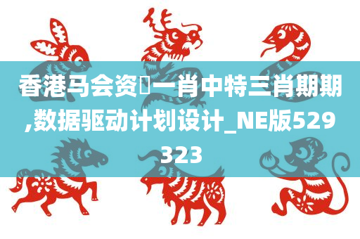 香港马会资枓一肖中特三肖期期,数据驱动计划设计_NE版529323