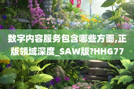 数字内容服务包含哪些方面,正版领域深度_SAW版?HHG77