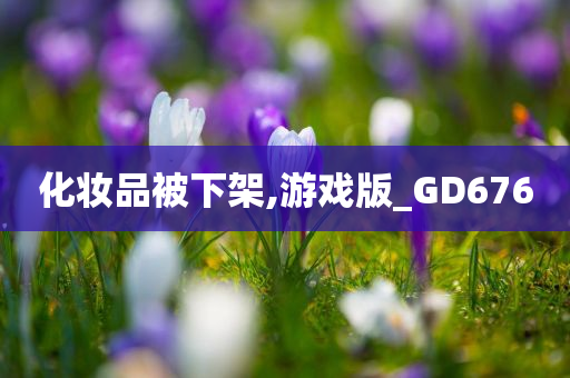 化妆品被下架,游戏版_GD676