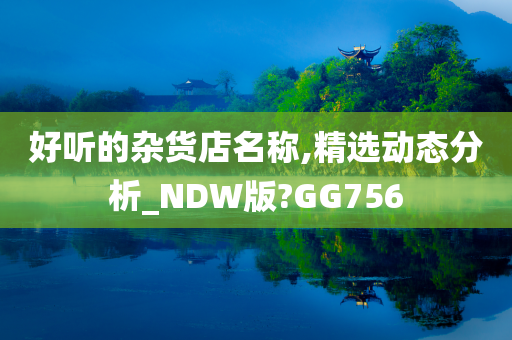 好听的杂货店名称,精选动态分析_NDW版?GG756