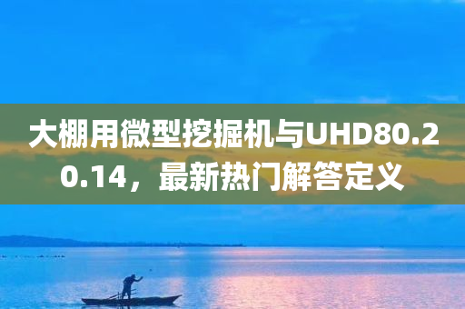 大棚用微型挖掘机与UHD80.20.14，最新热门解答定义