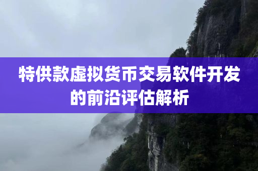 特供款虚拟货币交易软件开发的前沿评估解析