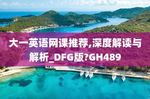 大一英语网课推荐,深度解读与解析_DFG版?GH489