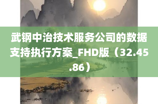 武钢中治技术服务公司的数据支持执行方案_FHD版（32.45.86）