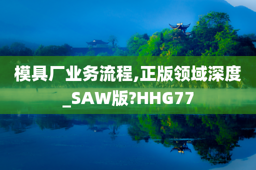 模具厂业务流程,正版领域深度_SAW版?HHG77