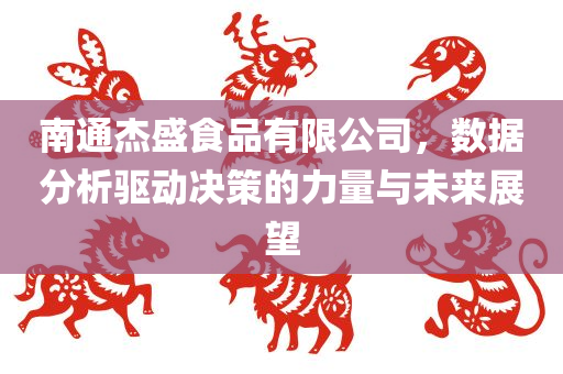 南通杰盛食品有限公司，数据分析驱动决策的力量与未来展望