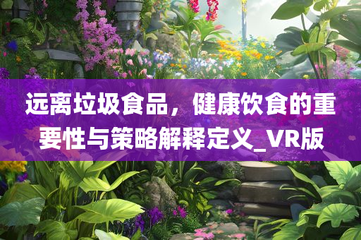 远离垃圾食品，健康饮食的重要性与策略解释定义_VR版